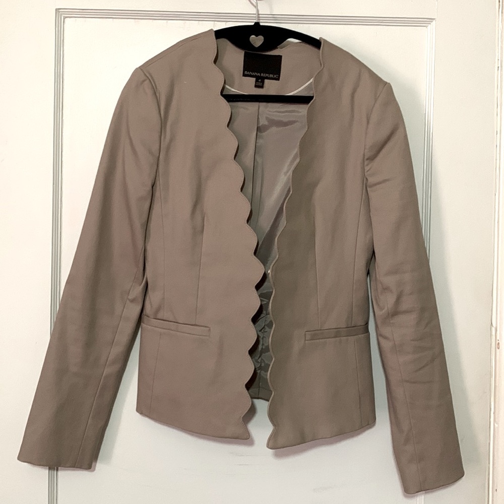 Taupe Banana Republic jacket